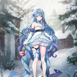 This is a pixiv picture whose title is 【仕事絵】エバーテイル「白と黒の王女『白雪姫』」.