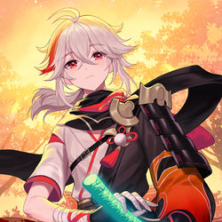 This is a pixiv picture whose title is 楓原万葉🍁.
