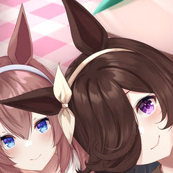 This is a pixiv picture whose title is なかよし✩こよしちゃんのブルライ.