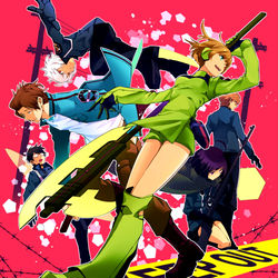 This is a pixiv picture whose title is 【ワートリ】迅と小南と玉狛第二.