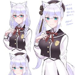 This is a pixiv picture whose title is 白雪みしろ新衣装.