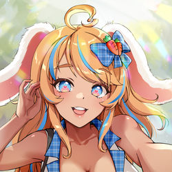 This is a pixiv picture whose title is Gyaru Bunny_gif.