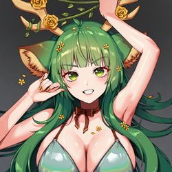 This is a pixiv picture whose title is Haruka Karibu.