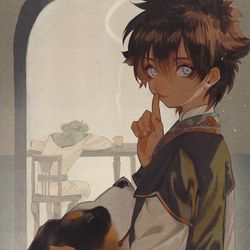 This is a pixiv picture whose title is ねてる.