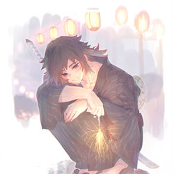 This is a pixiv picture whose title is Tomioka.