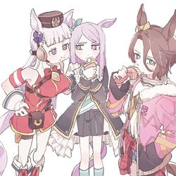 This is a pixiv picture whose title is ウマの女の子.