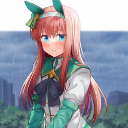 This is a pixiv picture whose title is サイレンススズカ.