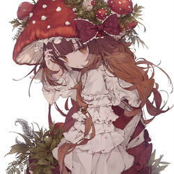 This is a pixiv picture whose title is 🍄.