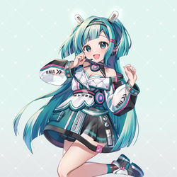 This is a pixiv picture whose title is ifミク.