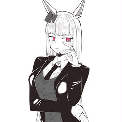This is a pixiv picture whose title is 執事ゴールドシップ.