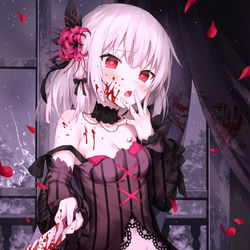 This is a pixiv picture whose title is 萝莉稿.