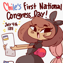 This is a pixiv picture whose title is Chile's First National Congress.