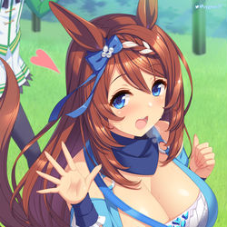 This is a pixiv picture whose title is スーパークリーク.