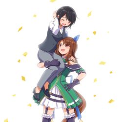 This is a pixiv picture whose title is 「栄光の舞台へはキングが連れて行ってあげる！」.