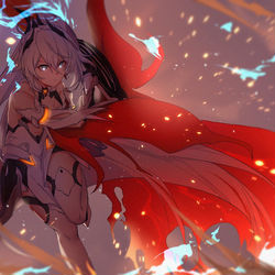 This is a pixiv picture whose title is 薪炎.