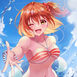 This is a pixiv picture whose title is ブリリアントサマー！.