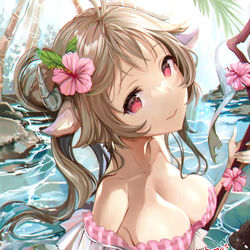 This is a pixiv picture whose title is 🌺Eyjafjalla🌺.