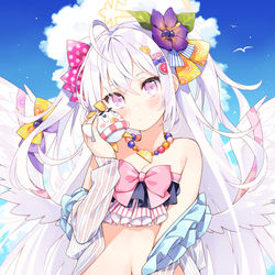 This is a pixiv picture whose title is 水着アズサ.