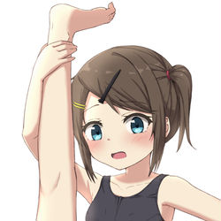This is a pixiv picture whose title is I字バランスをしてくれた子.
