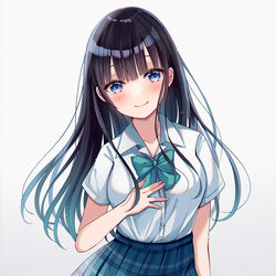 This is a pixiv picture whose title is 清楚系ドジっ子な先輩.