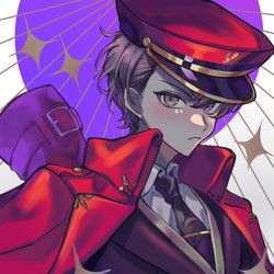 This is a pixiv picture whose title is 社長.
