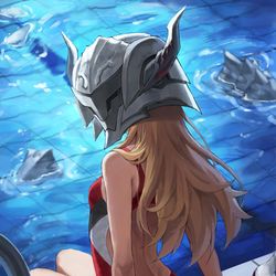 This is a pixiv picture whose title is 「入らないの、お前」.