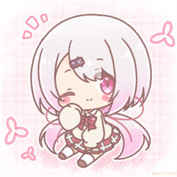 This is a pixiv picture whose title is ちょこんとしぃしぃ.