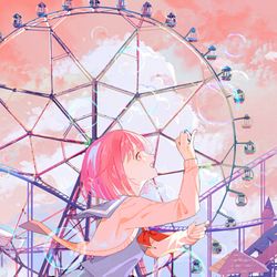 This is a pixiv picture whose title is ”ワンダー”を信じて！.