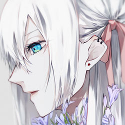This is a pixiv picture whose title is Agapanthus.