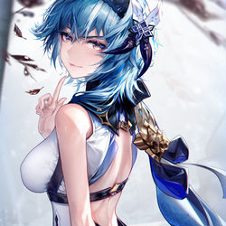 This is a pixiv picture whose title is 优菈.