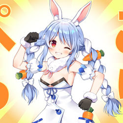 This is a pixiv picture whose title is ぺっこり★.