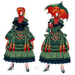 This is a pixiv picture whose title is 華に叢雲.