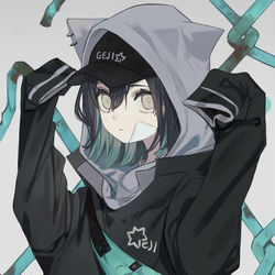 This is a pixiv picture whose title is 暴行にゃん.