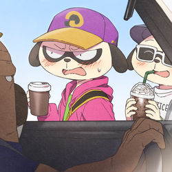 This is a pixiv picture whose title is ODDTAXI③.