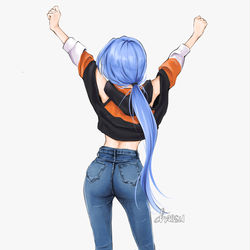 This is a pixiv picture whose title is Stretchy.