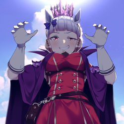 This is a pixiv picture whose title is ウマ王ゴルシ様に跪き、許しを乞うのだァ！！.