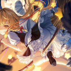 This is a pixiv picture whose title is 恋繋ぎのミルキーウェイ.