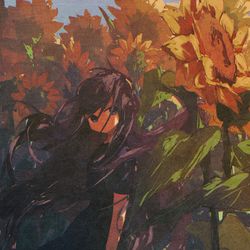 This is a pixiv picture whose title is 私に気づいて.