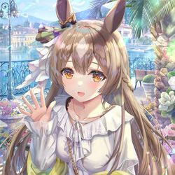 This is a pixiv picture whose title is お出かけお嬢様.