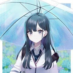 This is a pixiv picture whose title is 紫陽花.