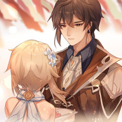 This is a pixiv picture whose title is 钟荧——告白.