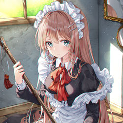 This is a pixiv picture whose title is メイド.