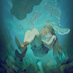 This is a pixiv picture whose title is 湿度が100パーセント….