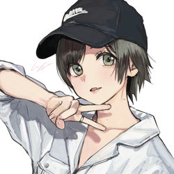This is a pixiv picture whose title is ボーイッシュな女の子.