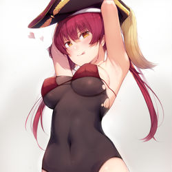 This is a pixiv picture whose title is I'm h0rny.