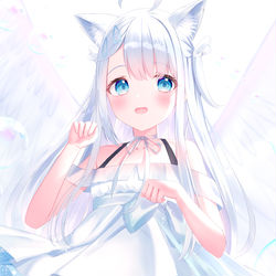 This is a pixiv picture whose title is うとちゃんにゃんにゃん.