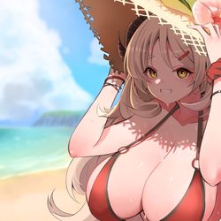 This is a pixiv picture whose title is 水着イズミ.