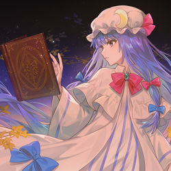 This is a pixiv picture whose title is パチュリー.