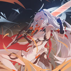 This is a pixiv picture whose title is 薪火永燃.