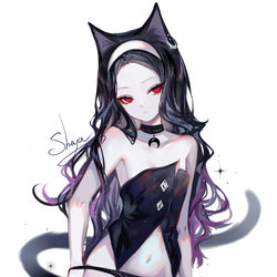 This is a pixiv picture whose title is black.